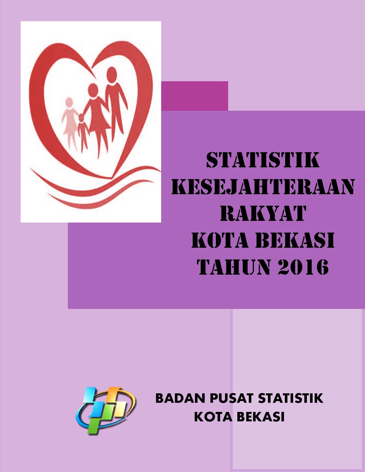 Statistik Kesejahteraan Rakyat Kota Bekasi 2016