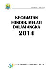 Kecamatan Pondok Melati Dalam Angka 2014