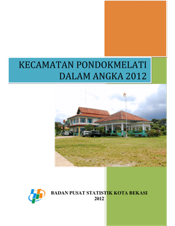 Kecamatan Pondok Melati Dalam Angka 2012