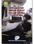 Kecamatan Bekasi Barat Dalam Angka 2012