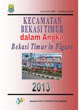 Kecamatan Bekasi Timur Dalam Angka 2013